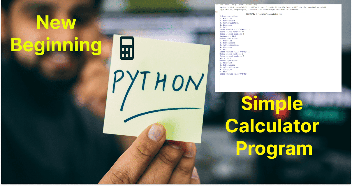 Python Beginning: Simple Calculator